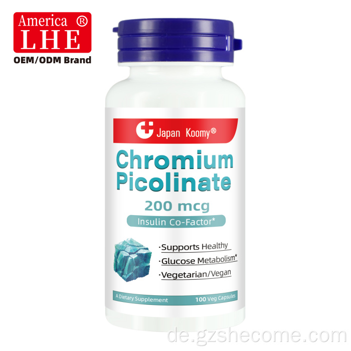 Shecome Chromium Picolinate Kapseln nutzen Fettprotein